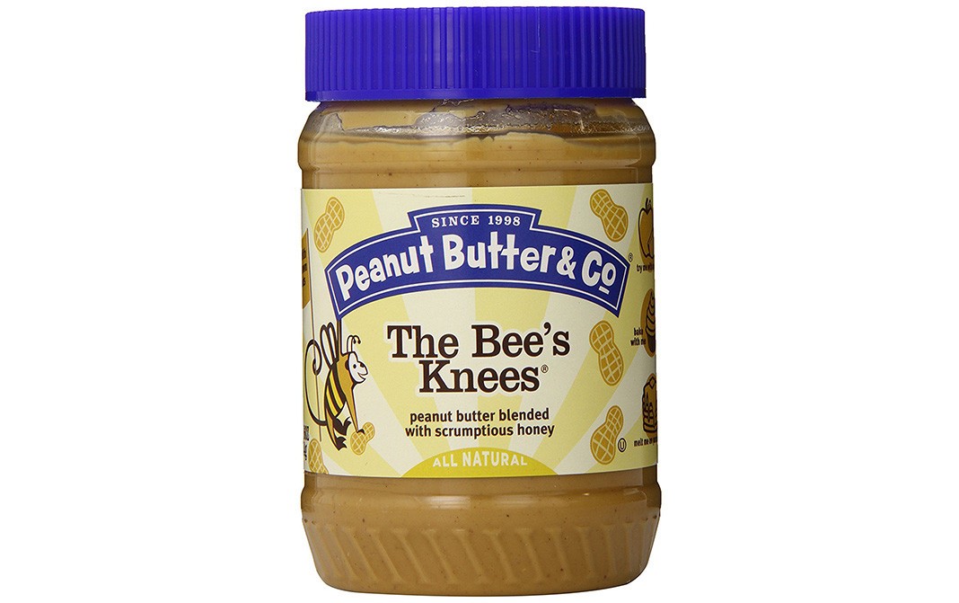 Peanut Butter & Co. The Bee's Knees Peanut Butter Blended with Scrumptious Honey   Plastic Jar  454 grams
